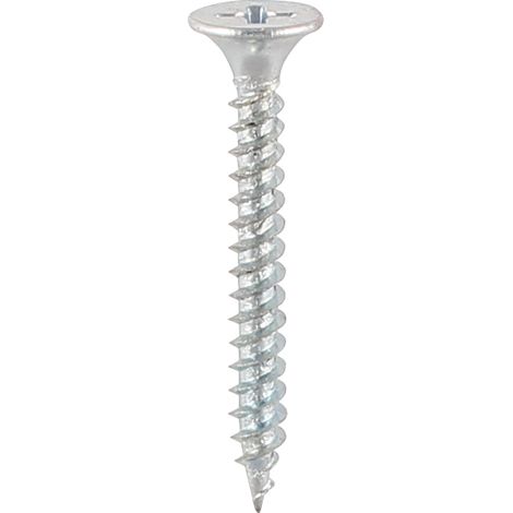 TIMCO Drywall Fine Thread Bugle Head Silver Screws - 3.5 x 38 (1/3)