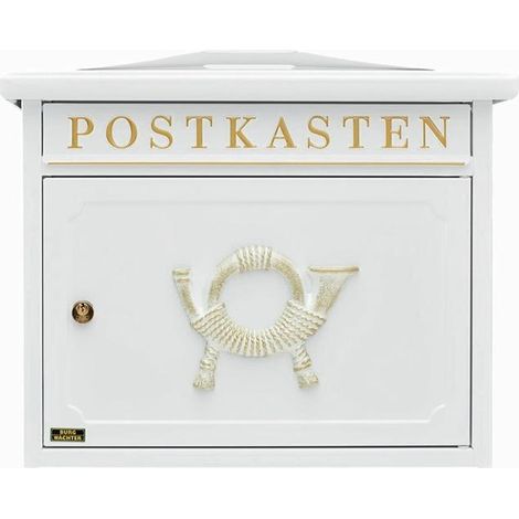 Briefkasten Stahl-lackiert Sylt 1883W weiss (1/5)