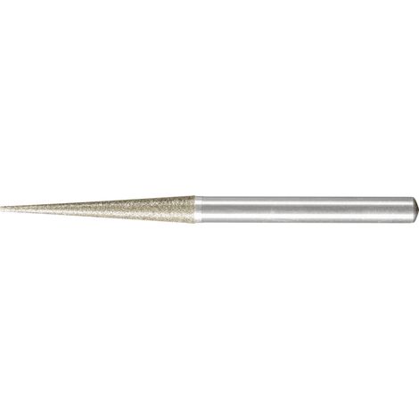 PFERD TOOLS Diamant-Schleifstift Spitzkegel Ø6x7° SchaftØ6 mm D126 (mit.) zum Anfasen/Entgraten/Senken