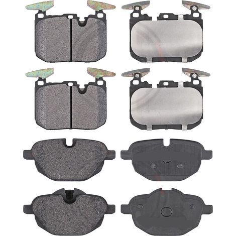 KIT PASTIGLIE FRENO ANTERIORI E POSTERIORI compatibile con BMW i8 (I15) / PASTIGLIE FRENANTI AUTO OEM P06098,P06064 / SOSTITUZIONE DIRETTA / BASSA POLVERE / SILENZIOSO