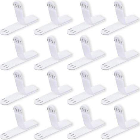 Languettes Accroche Cadre Sans Percer Lot de 20 Paires Bandes Adhésives Double Face Pour Accrocher Tableaux et Décorations Fixation Murale Amovible Pour Salon Chambre et Cuisine (1/5)