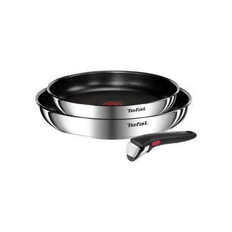 Tefal Ingenio Emotion - Juego de 2 sartenes con mango desmontable, ahorra espacio