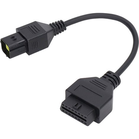 Câble de diagnostic OBD2 à 6 broches pour motos, adaptateur universel de remplacement pour Husqvarna 449, 511, 610, 630 et 450 (1/5)