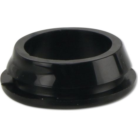 Passe-câble KSS en PVC, noir, épaisseur 2 mm, ouvert, 1 pièce (1/2)