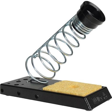 Weller KH6 Soldering Iron Stand with Sponge – Compatible with W101, Black, Compact, Stable, and Safe Soldering Station Accessory (1/3)