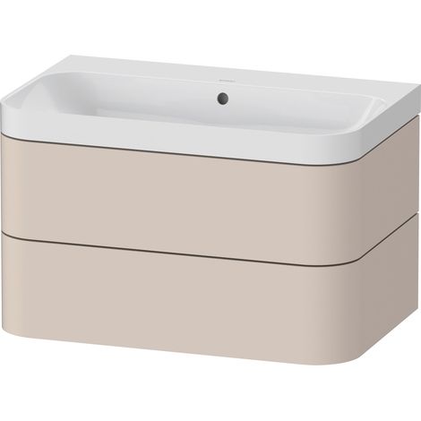 Set c-bonded Duravit Happy D.2 Plus suspendido, 775x490mm, 2