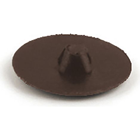 Pack 25 Tapones Embellecedores para Tornillos Fabricado en Plástico Acabado en Marrón 25 Unidades -