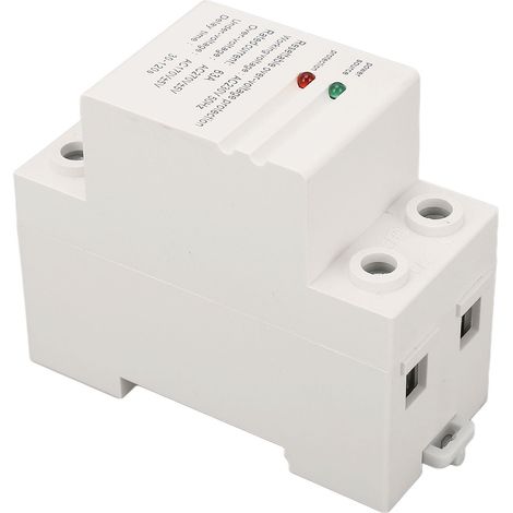 Dispositif de protection contre les surtensions et les sous-tensions AC230V 63A à réarmement automatique. Entrée supérieure, sortie inférieure. (1/5)