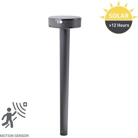 Borne solaire LED "FIORINA" avec capteur PIR - CCT - IP55 -