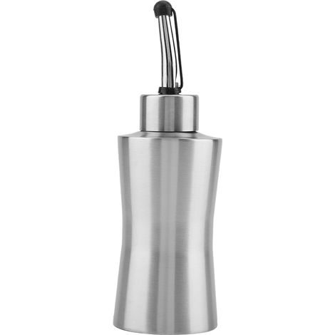 Bouteille Huile Acier Inoxydable 220ml Bec Verseur Anti-Fuite Cuisine Maison Lot De 1 (1/5)