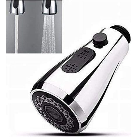 Douchette Rétractable Evier Robinet Cuisine Avec Bouton Stop 2 Types de Tête Univers
