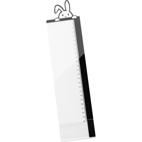 Panneau latéral d'ordinateur avec pince de moniteur, étiquettes autocollantes, bloc-notes, mémo, conseils, notes adhésives, lapin à gauche (1/5)
