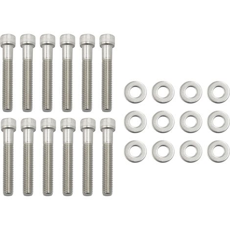Kit di bulloni per collettore di aspirazione in acciaio inox SBF, ricambio per motori FORD 289 302 5.0L 351W small block (1/5)
