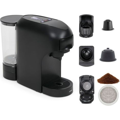 Machine a café multi-capsules 4-en-1 - LIVOO - DOD217N - 1400 W - 7 niveaux d'intensité du café - Noir