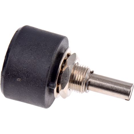 Potentiomètre bobiné RS PRO, 500O max, Ø axe 6 mm, Montage panneau (1/3)