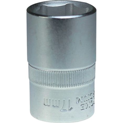 Manguito 1/2"32mm hexagonal FORTIS