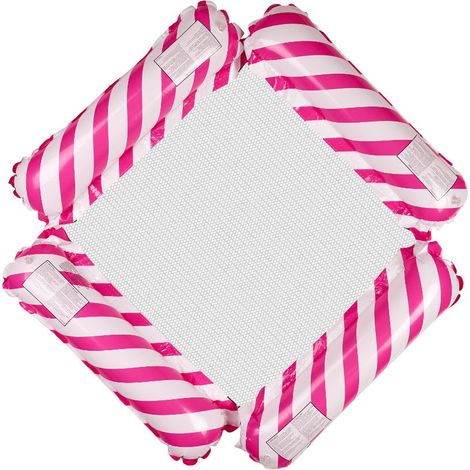 Tumbona inflable para agua, color rosa, para playa y piscina