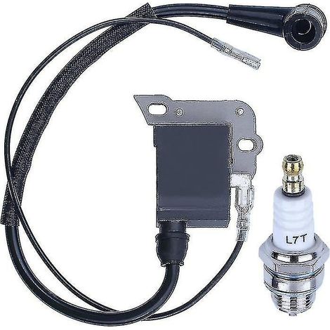 Bobine d'allumage 503901401 compatible avec Husqvarna 51, 55, 61, 66, 257, 261, 262, 266, 268, 272 et Jonsered 2054, EPA 2055, 2095 (avec B-szhg). (1/4)
