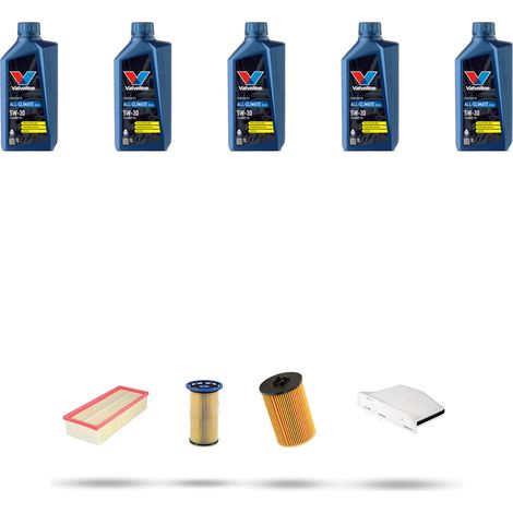 Kit tagliando 4 FILTRI e 5L OLIO compatibile con VW Sharan III 2.0 TDI CR 85kw Dal 2018 (1/5)