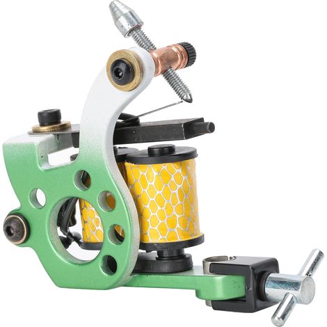 Machine à tatouer professionnelle moteur puissant, alliage, liner et shader, kit tatouage 22002 (1/5)