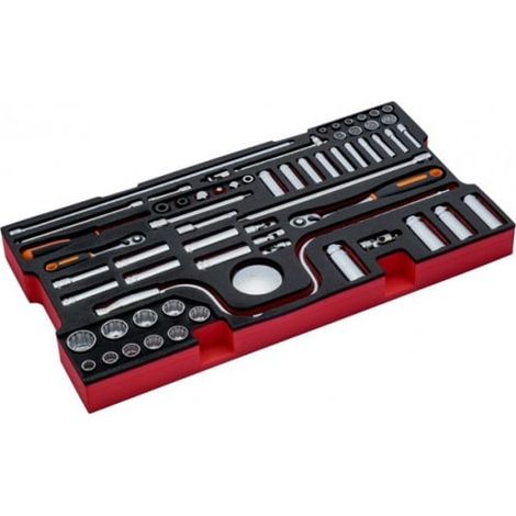 BAHCO - Module de douilles et clés pour 4750RCHDW01 Caisse rigide à usage intensif -62pc