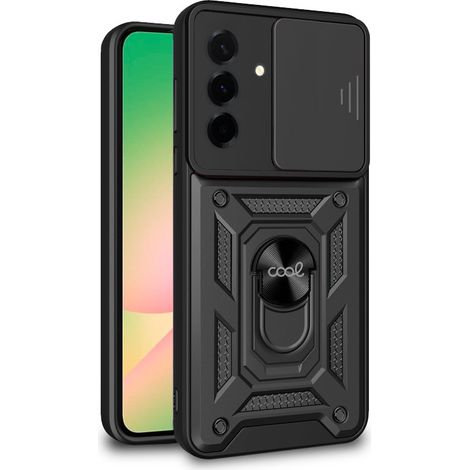 Carcasa COOL para Samsung A566 Galaxy A56 5G Hard Ring Negro