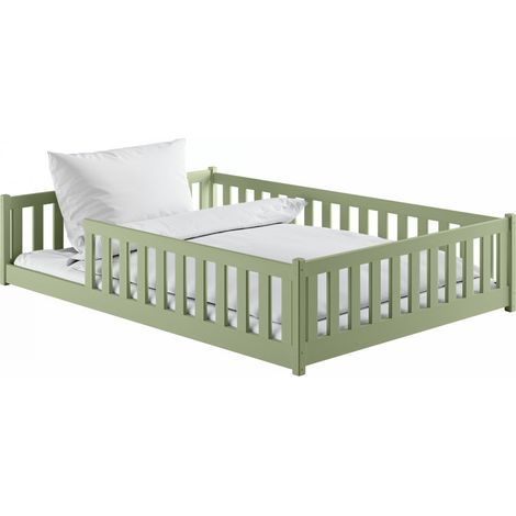 Lit enfant Moti 120X200 Vert olive