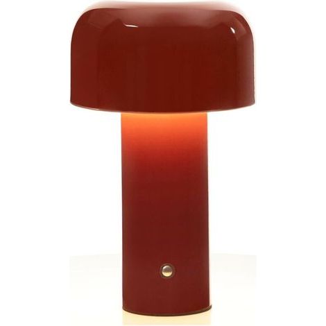Moderne dreifarbige Pilz-Tischleuchte – Touch-Schalter, ideal für Schlafzimmer, Wohnzimmer usw. – 1 Stück, rot (1/5)