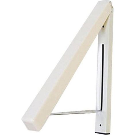 Étendoir mural pliable en acier inoxydable - un étendoir portable en acier qui permet de gagner de la place et peut être utilisé aussi bien à l'intérieur qu'à l'extérieur. (1/5)