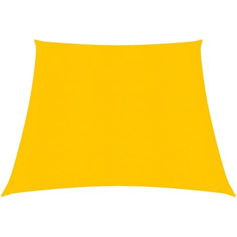 Vela de sombra JSSEVN 160 g/m² Amarilla 3x2 m HDPE, Resistente a los rayos UV, Vela de sombra, Vela de sombra para patio, Resistente a los rayos UV, Vela de sombra, Vela de sombra para patio (1/5)