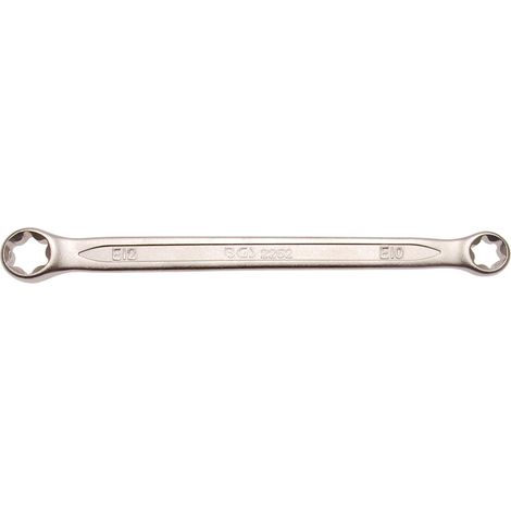 Llave de estrella doble con cabezas E-Torx E10 x E12 (1/2)