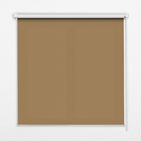 Tenda a Rullo Interna per Finestra - Tenda Filtrante Luce - Tenda Privacy - Tenda Decorativa Rettangolare - Rullo per Interni - (70 cm x 140 cm) - Marrone (1/5)