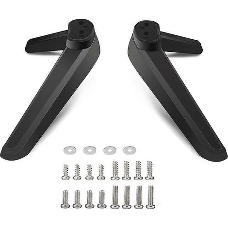 Pied de support TV universel, pied de remplacement pour pied de table TV, pieds de support TV de 17 à 20 mm (1/4)
