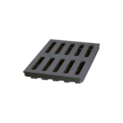 Kessel Schlitzrost 276x191mm aus Kunststoff, Schwarz (1/2)