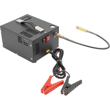 Compresseur air 12V - Pompe à air haute pression - pompe à air électrique - 350W - 30MPa - Moteur cuivre - Pour pneus, bateaux, bouteilles - Portable (1/5)