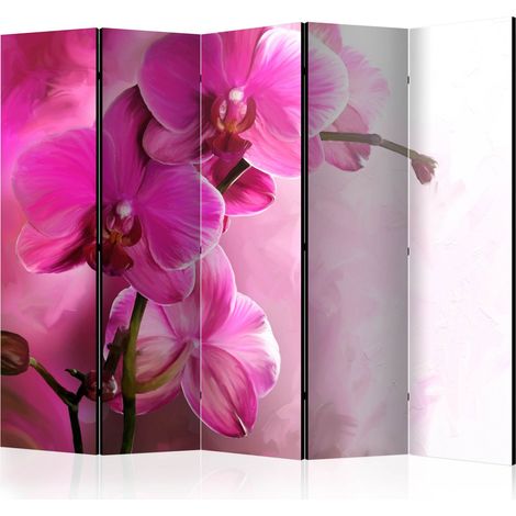 Paravento - Pink Orchid II [Room Dividers] - 225x172 (1/4)