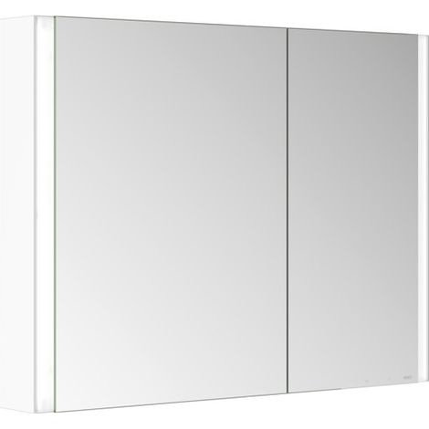 KEUCO SOMARIS Spiegelschrank Wandvorbau 2-türig, asymetrisch, mit
