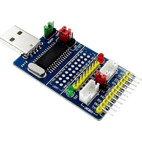 Module adaptateur série CH341A USB vers SPI IIC UART TTL ISP, convertisseur EPP/MEM pour le débogage série RS232 RS485 (1/5)