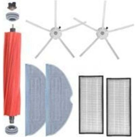 Pièces Rechange Roborock S7 Brosse Principale Brosses Latérales Filtres HEPA Chiffons Nettoyeur (1/4)