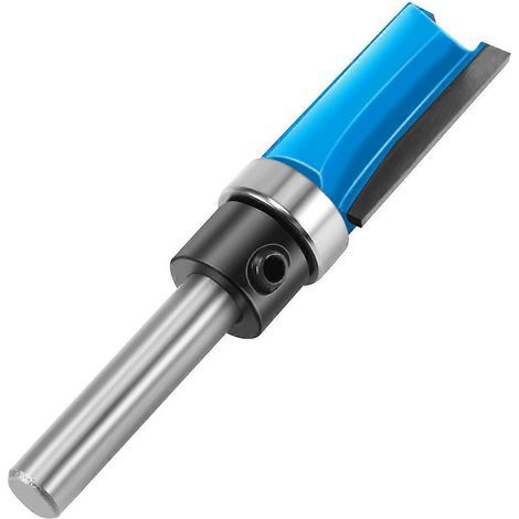 Fraise à défoncer à queue de 6.35 mm (1/4 pouce). double cannelure. gabarit impérial pour le travail du bois (1/5)