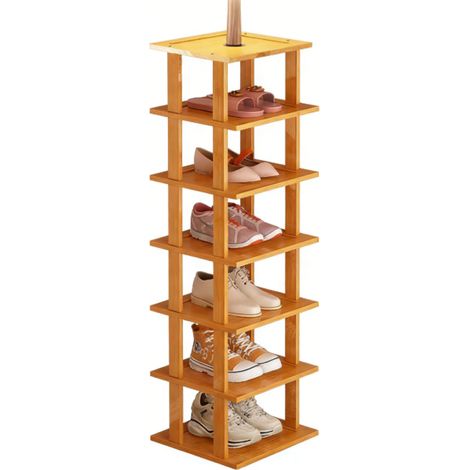 Étagère à chaussures extensible - 25 cm [7 niveaux] (1/5)