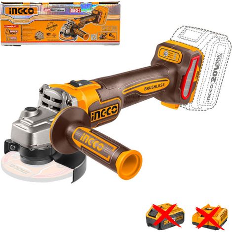 INGCO CAGLI27153 Smerigliatrice Angolare 115mm 1000W Motore Brushless Solo Corpo (1/4)