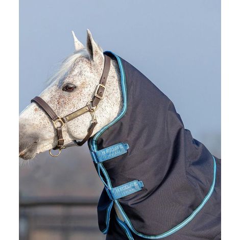 L, BLU / NERO: Amigo Bravo 12 Original Hood 1200 Denier gepolsterter Decken-Kragen 150 g (1/2)