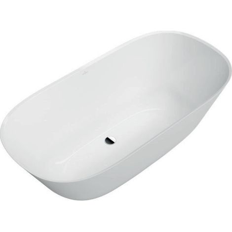Vasca da bagno VB Theano 1550x750x506mm Solo a incasso Stone White (1/4)