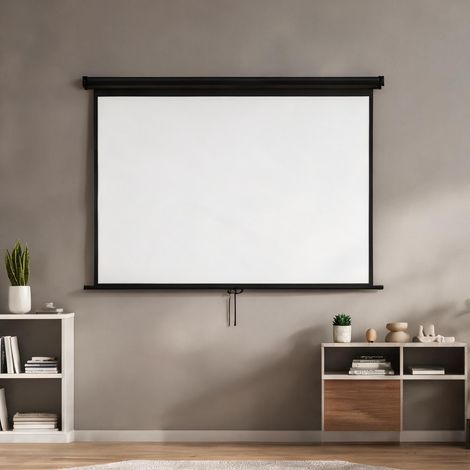 Écran de projection 84 pouces 4:3 4K Ultra HD toile plastique (1/5)