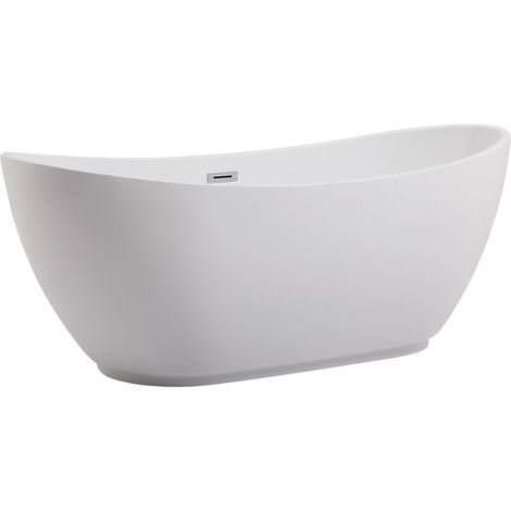 Balneo Baignoire autoportante 170x72cm, accessoires inox, Acrylique thermoformé 3.5mm, avec pieds réglables, PARMA