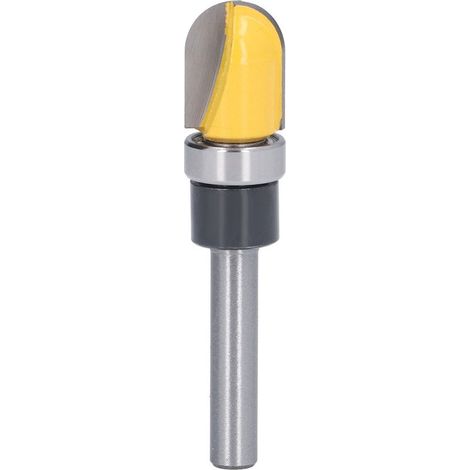 Fraise à affleurer en acier 45 haute dureté revêtement PTFE, forme à affleurer pour tiroirs et fonds de jardin, 6x1/2 pouce (1/5)