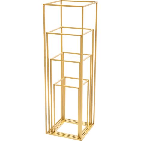 Blumenstand, Elegantes Design, Robuste Konstruktion, Gold (1/2)