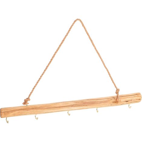 Porte-bijoux en Bois et Coton, Organisateur pour Colliers et Bijoux (1/5)