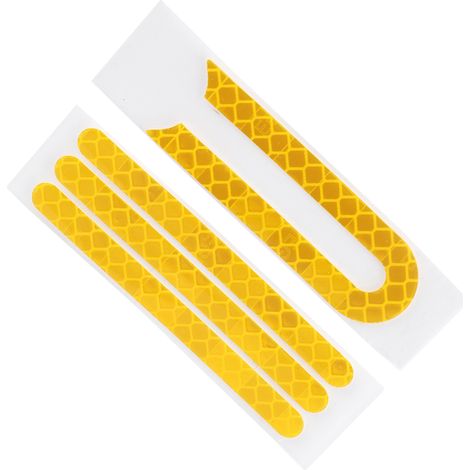 Bande réfléchissante adhésive, accessoire de rechange universel pour trottinette électrique M365 1S LITE PRO PRO2, orange (1/5)